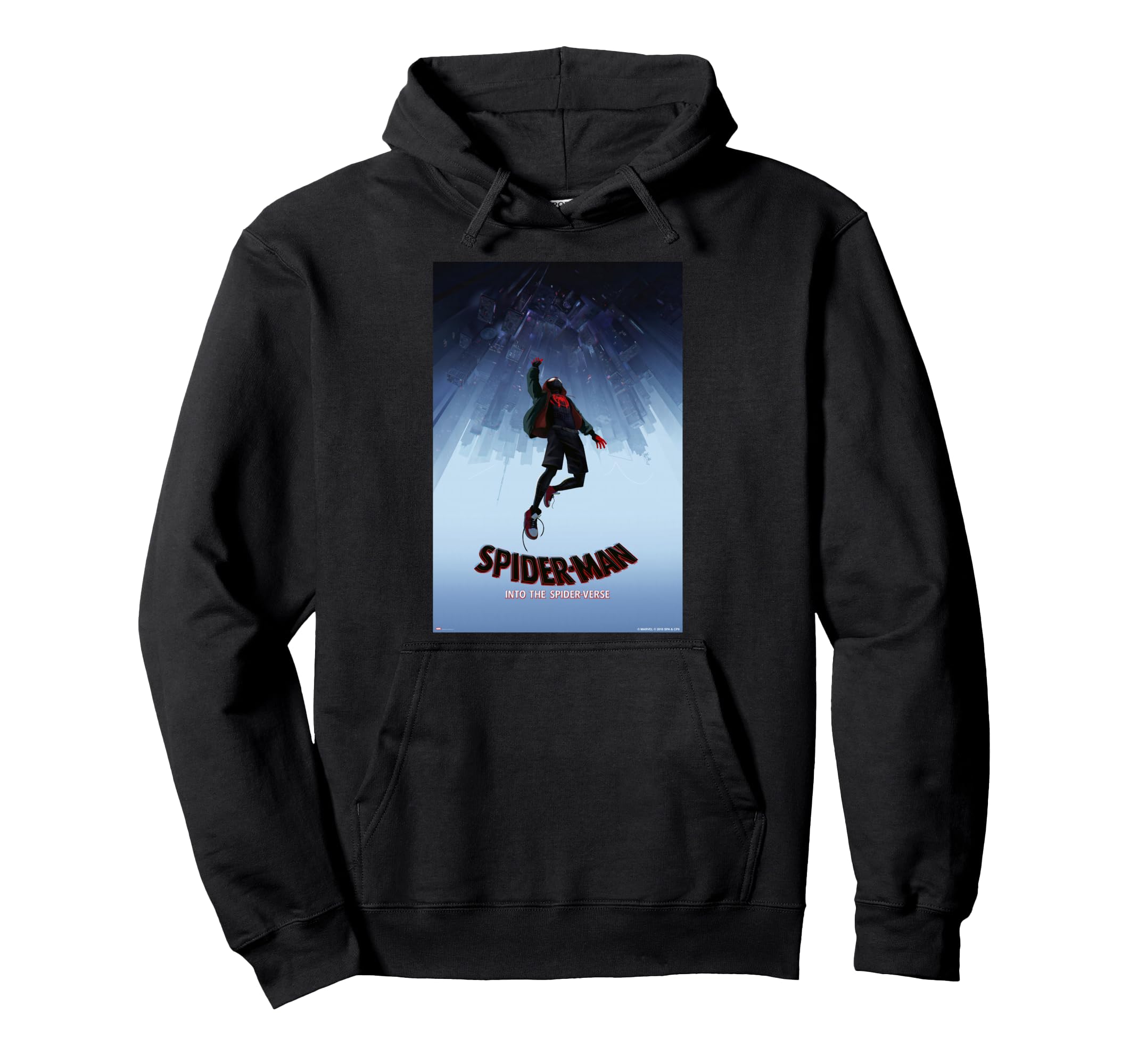 

Худи с постером Marvel Spider-Man Into the Spider-Verse Вверх ногами
