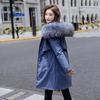 Winter Jacket Women Parka Clothes Long Coat Wool Liner Hooded Jacket Fur Collar Thick Warm Snow Wear Padded Parka