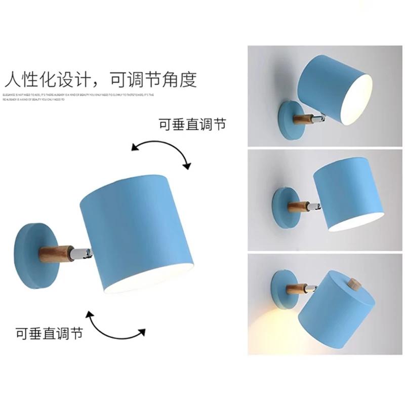Macaron Creative Wall Lamp Home Living Room Sofa Background Wall Lamp Entrance Aisle Corridor Light Bedside Light Wall Lamp