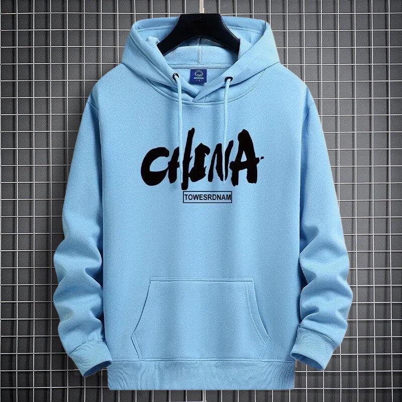 Men's Thickened Velvet Hoodie - Heavyweight Autumn/Winter Style, Warm Youth Trend, Couple Jacket