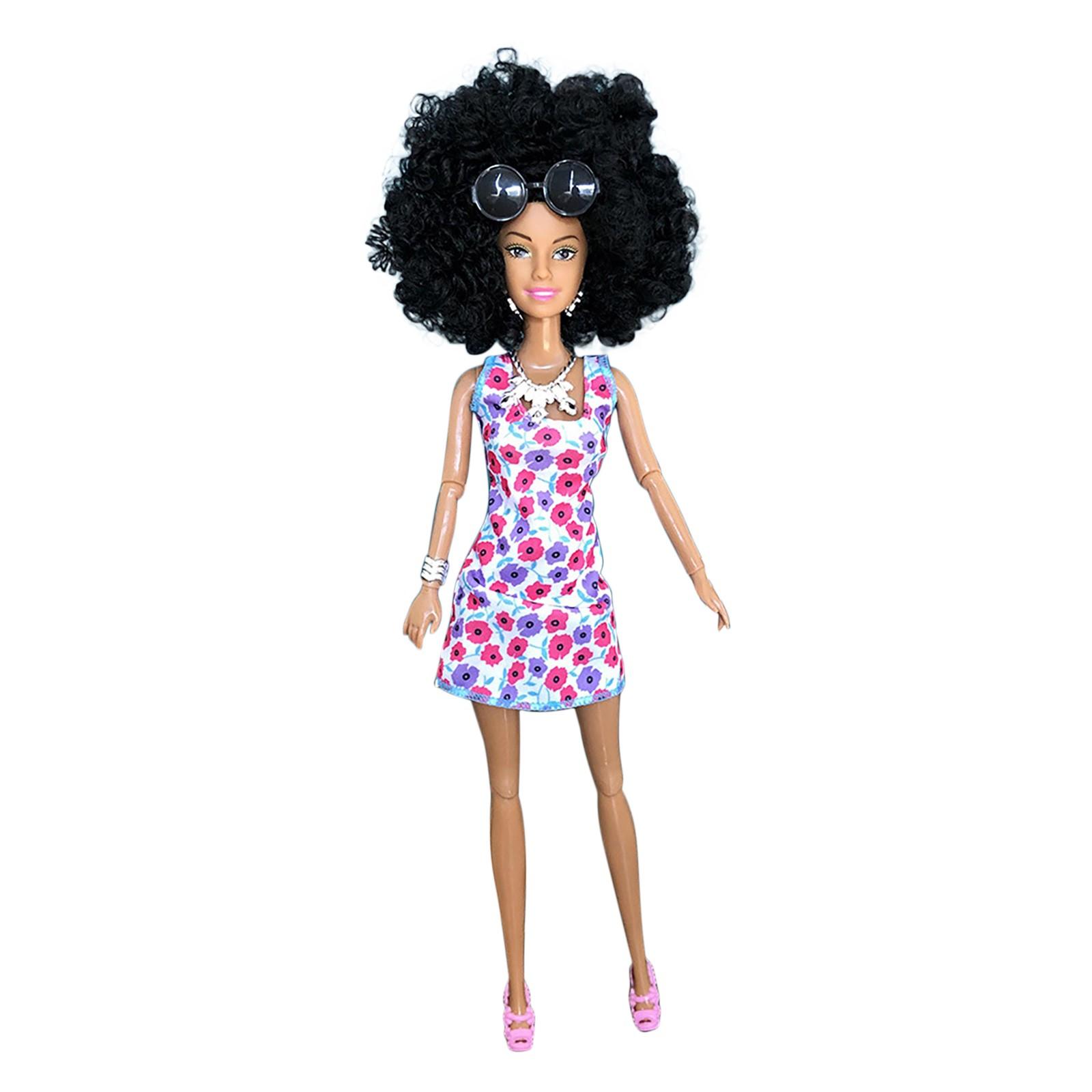 

(Курица Кунг Пао)Черная, черная детская милая вьющаяся черная виниловая детская игрушка 25 см One Size