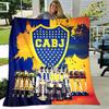 1pc Blanket - Club Atlético Boca Juniors Print Design, Lightweight Blanket for Sofa, Bed- Soft &Warm, Gift for All Seasons