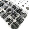 125Pcs/set Rubber Grommet Assortment Wiring Gasket Kit Rubber Grommet Eyelet Rings Gasket Assortment for Plumbing