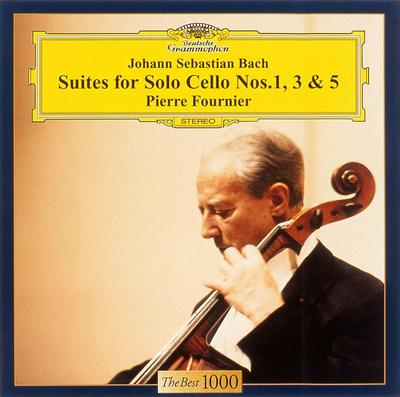 CD PIERRE FOURNIER  Bach Cello Suites Nos. 1 3  5 UCCG5146  2006 Japan ObiClassical Used