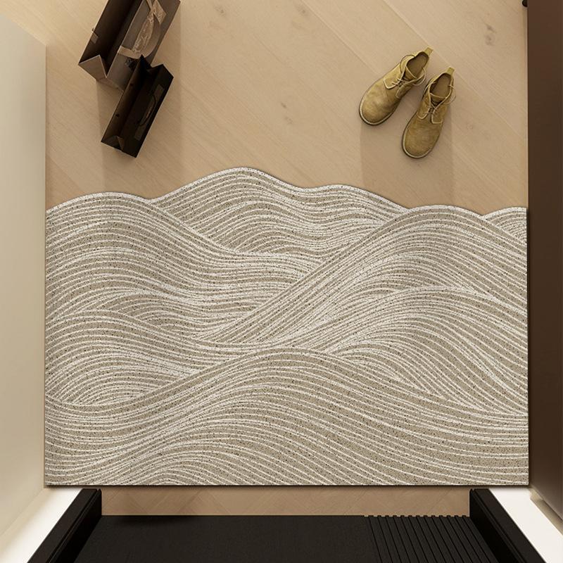 

Входной коврик грязеотталкивающий и противоскользящий коврик для двери Домашний ковер, который можно резать 40*60cm