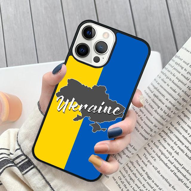 U-kraine Flag Phone Case For iPhone 17 Air 16 16e 15 14 Plus 11 12 13 Pro Max Soft Bumper Shell Cover Coque