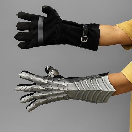 Medieval Nazgul Gloves Set  Pair Of Gothic Gauntlet Gloves  Halloween Costume Role Play  Cosplay Costume Gauntlets