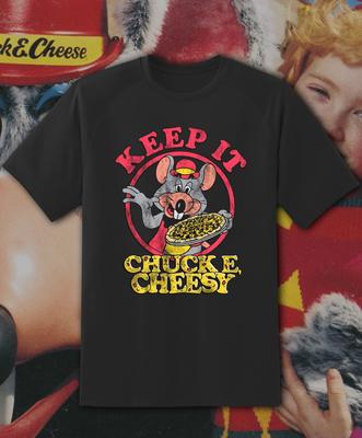 Koszulkę Chuck E Cheese Keep It Cheesy - Rozmiary dla dorosłych i młodzieży do 6XL Szybka wysyłka!!