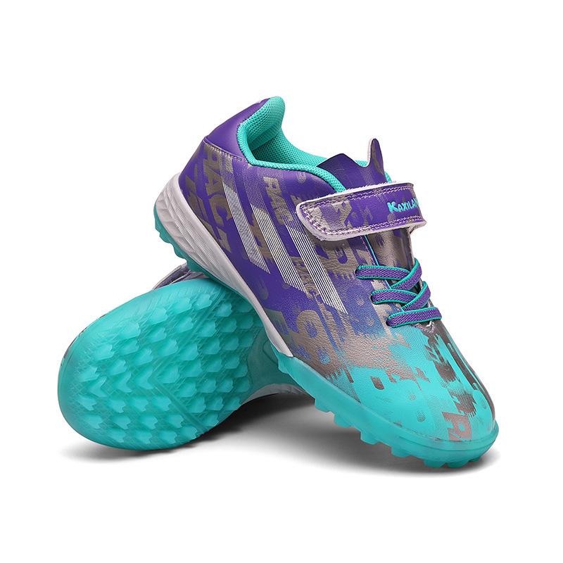 Mandarin duck children primary school children football shoes competition training sports shoes football Velcro free lace-up