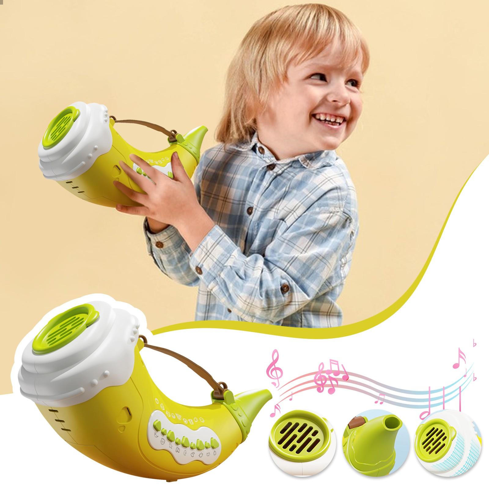 

Animal Caller Toys Horn Toys Outdoor Animal Callers Children s Capacity Toys 2 Modes 5 Lights Horn Gifts For Kids(Yellow) One Size жовтий