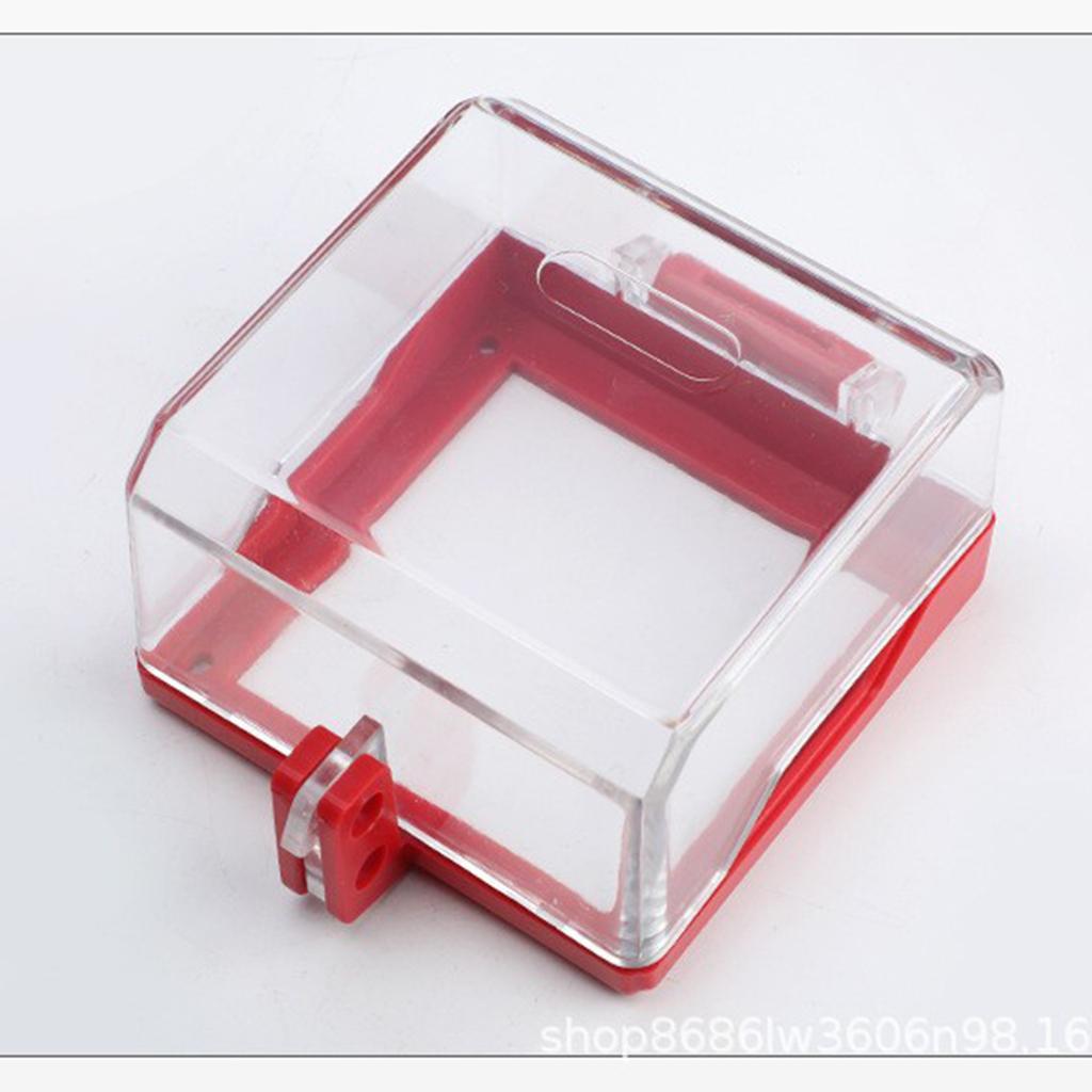 High Strength Clear Plastic Wall Switches Cover Emergency Button Wall Switch Socket Lockout Cover Lock Box Enduring