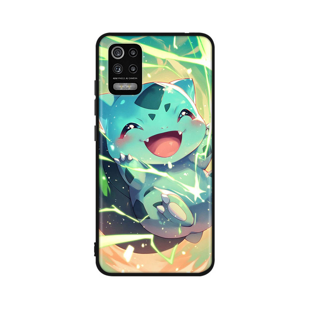 CT57 Pokemon Case for iPhone 16 15 Plus 14 13 12 11 Pro 8 7 6S 6 SE 5S X XR XS Max Realme C30 C33 C31 9I Huawei P30 Black Sofe Cover