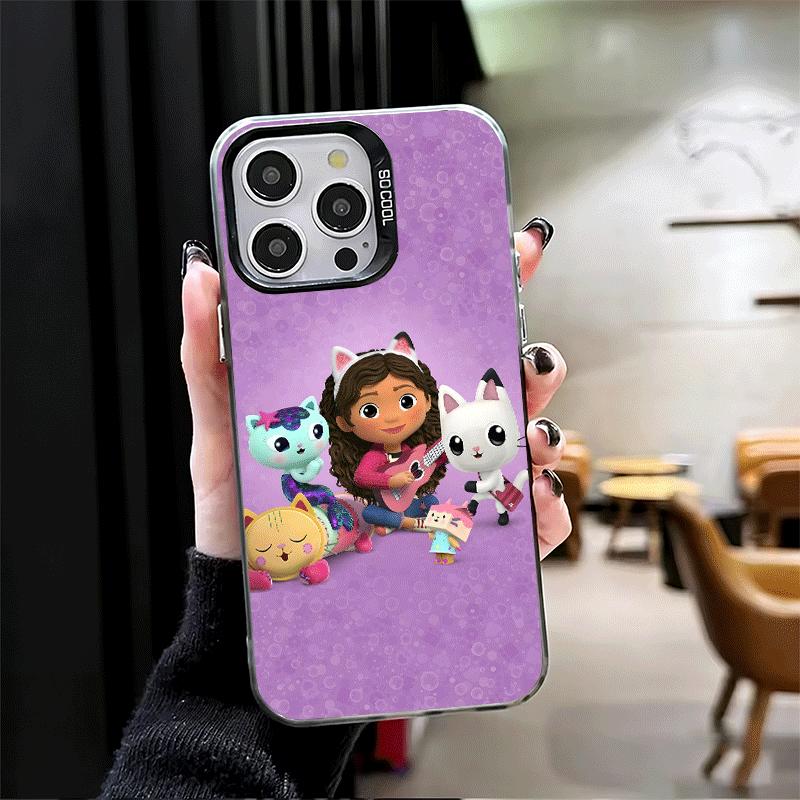 G-Gabbys Dollhouse Cartoon Shockproof Phone Case for iPhone 17 Air 16 16E 15 Pro Max 14 Plus 13 Mini 12 Back Cover Anti Fall Fun