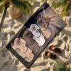 Doll Doll Water Seal Cartoon Theme polyester microfiber beach towel is highly absorbent, suitable for swimming and beach outings
