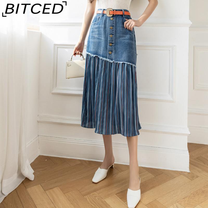 BITCED Dame Mote Casual Sommer Vår Skjørt