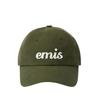 EMIS APPLIQUE BALL CAP-KHAKI