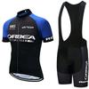 Men Women Cycling Jersey Shorts Set Quick Dry Bike Riding Outfit Road Mountain Sports