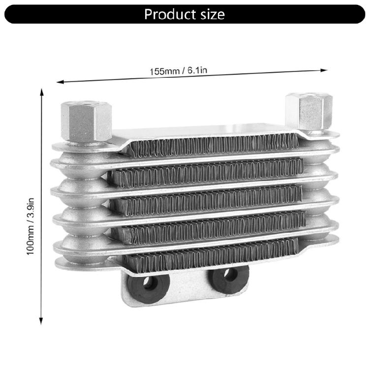 Efficient Oil Cooling Radiator High Performances Oil Coolers Device Enhancing Longevity Ridings  Comfort for 125CC To 250CC