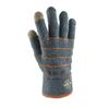 Autumn and Winter Men's Touch Screen Gloves New Knitted Wool Plush Warm Fashion Marked Striped Cycling Gloves