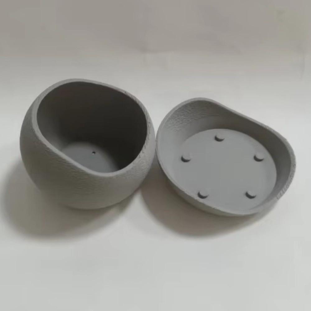 With Drainage Holes Irregular Flower Pot Plastic Growing Pots Creative Planter Outdoor Gardening