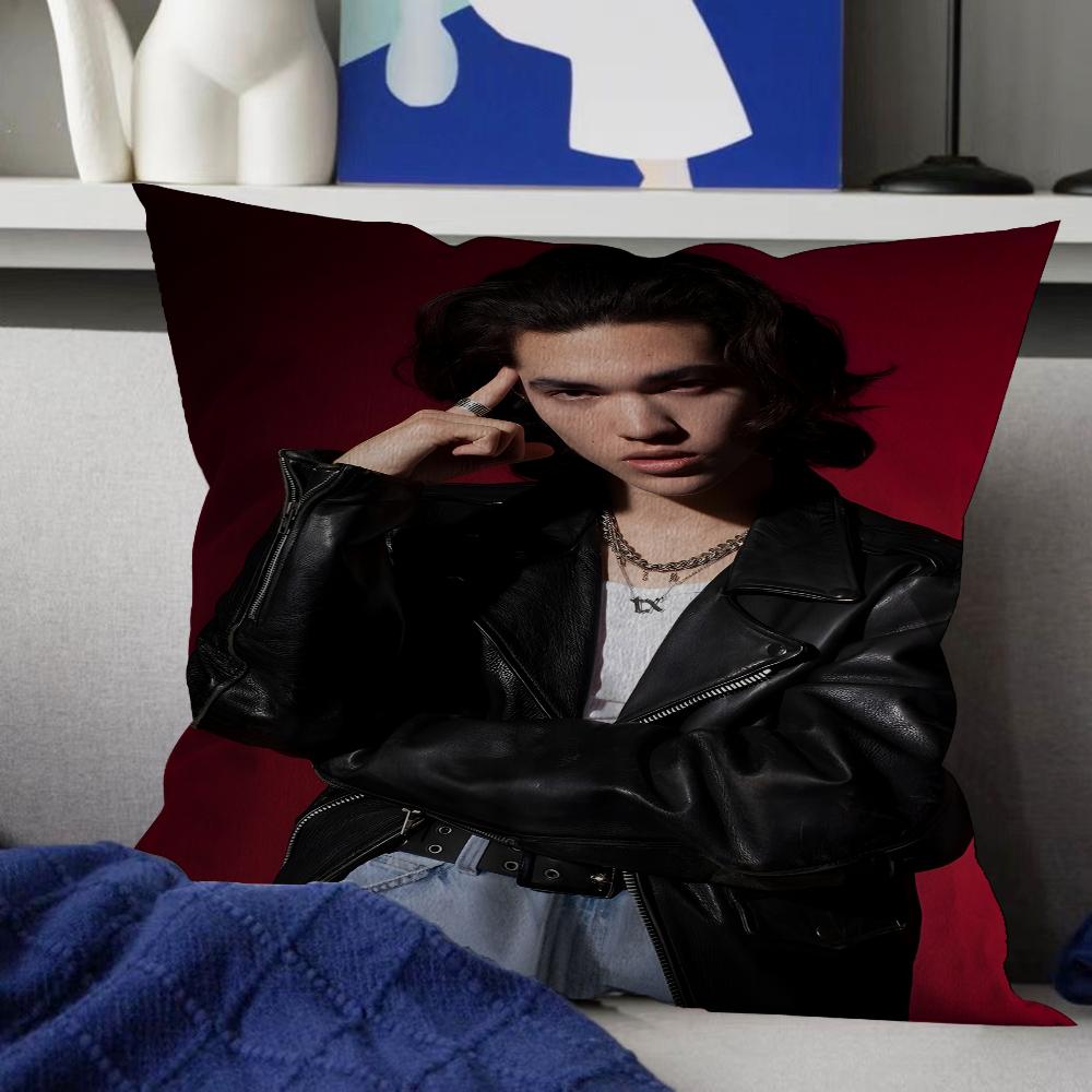 Pop Singer Conan Grays World Tour Decorative Room Aesthetics Pillow Case Home Decor Bedroom Sofa Bed Couch Pillow Cover 45x45