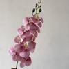9-Head Phalaenopsis Artificial Flower Arrangement In Luxury Vase for Home Decor