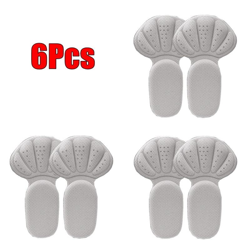 10Pcs Heel Stickers Sneakers Heel Protection Feet Pads Pain Relief Size Reducer Non-slip Shoes Insoles T-Shaped Foot Care Pad