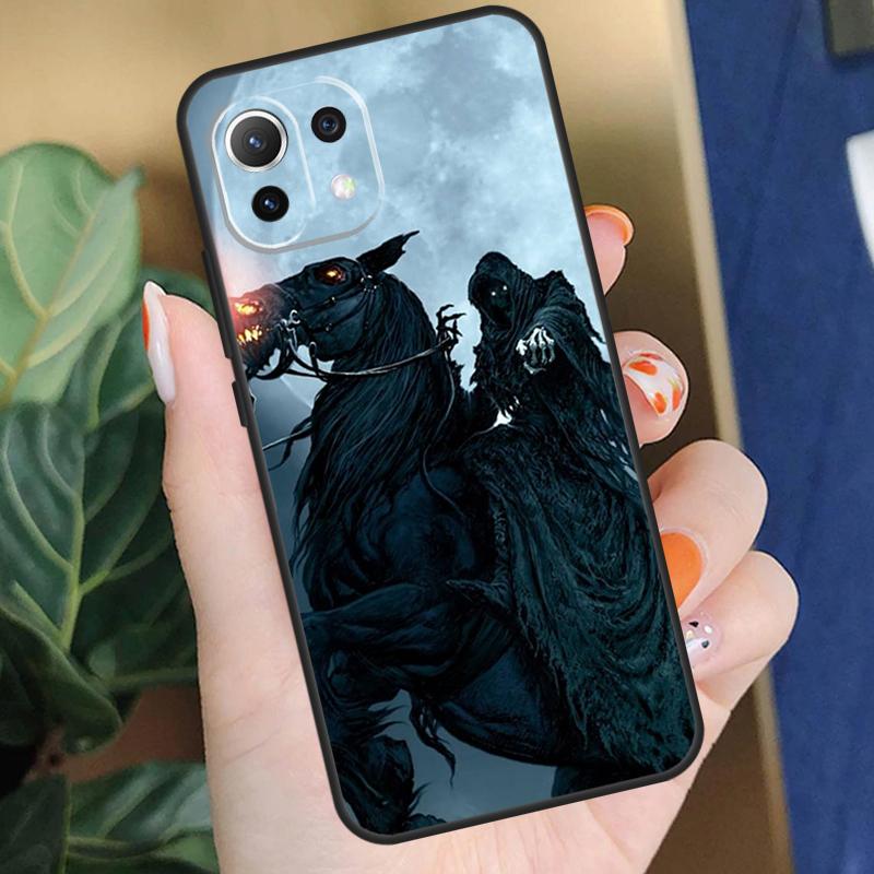 Death Grim Reaper Skull Case For Xiaomi 15 14 Ultra 13T 14T 15T Pro 17 Pro Max POCO F8 F7 F5 F6 X5 X6 X7 Pro Coque
