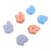6 Pcs Toe Separators Double Loop Soft Silicone Big Toe Spacers Reusable Washable for Men Women