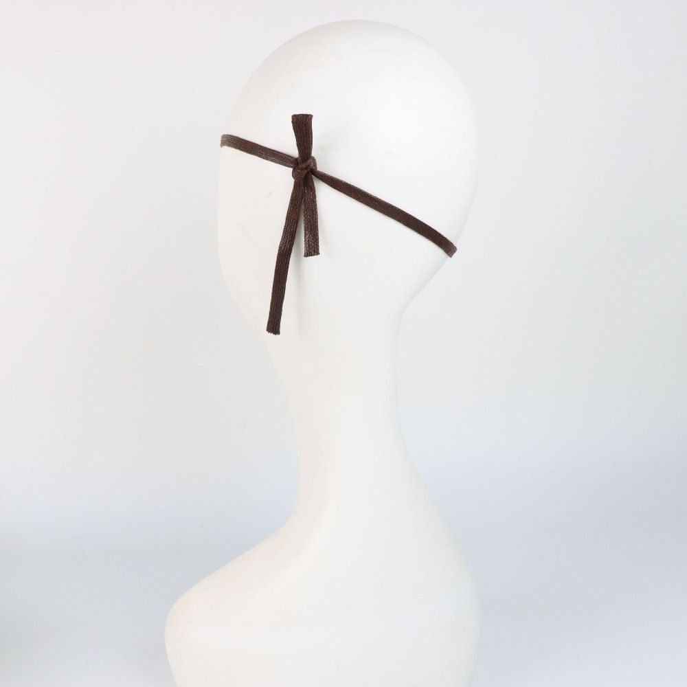 Hand Made Flat Profile Eyepatch Leather Halloween Costume Accessories Pirate Eye Mask