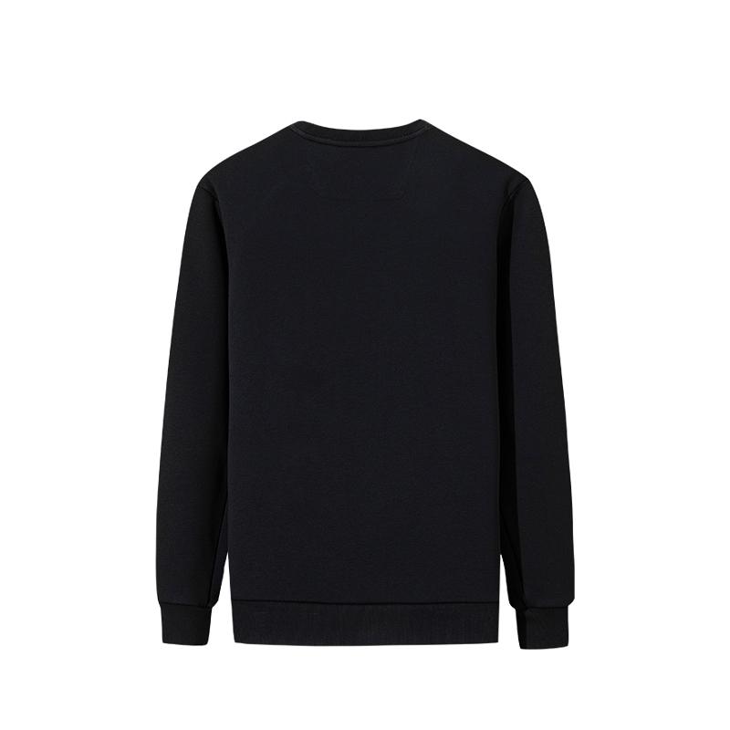 Anta Lässiger Einfarbiger Mode Einfach Bequem Vielseitiger Rundhalsausschnitt Pullover Sweatshirt Herren sweatshirt 152547713N-4