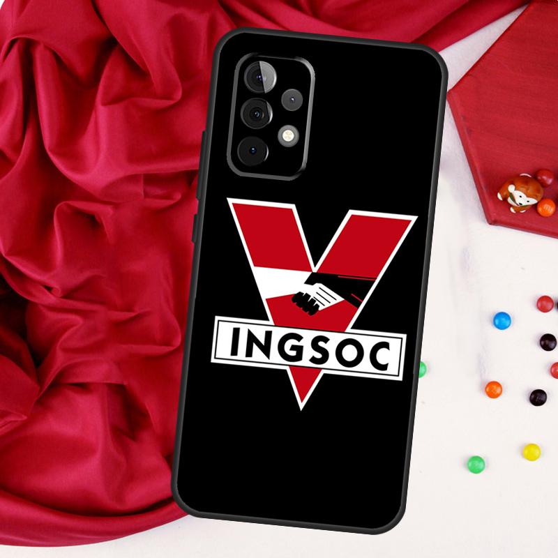 1984 George Orwell Case For Samsung Galaxy A54 A34 A14 A51 A71 A12 A22 A32 A52 A13 A23 A33 A53 A73 Coque