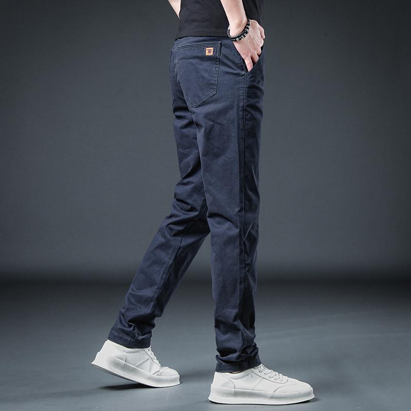 

Men s Pure Cotton Straight-Leg Loose-Fit Casual Pants for Spring/Autumn 2025 32