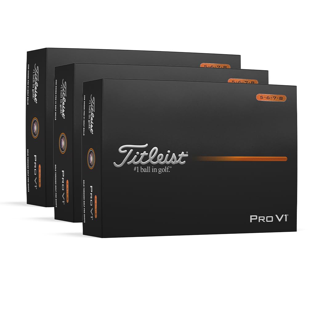 

Titleist PRO V1 2025 Высокий номер Белый [набор из 3 дюжин] (36 мячей)]