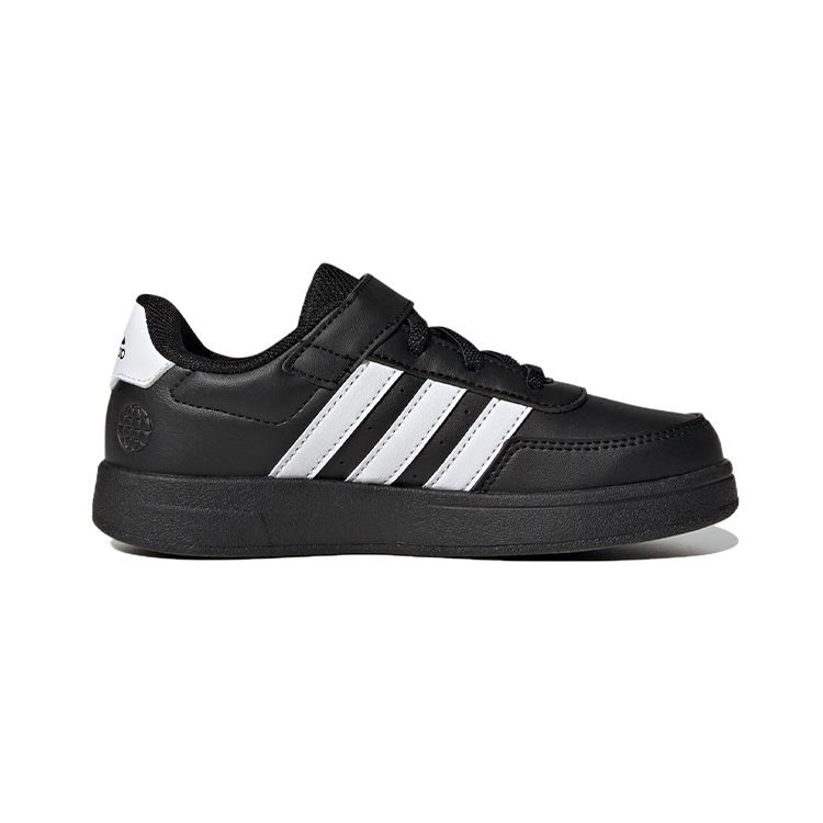 Adidas Neo Breaknet Low Top Skate Shoes Kids Sneakers Black White HP8968