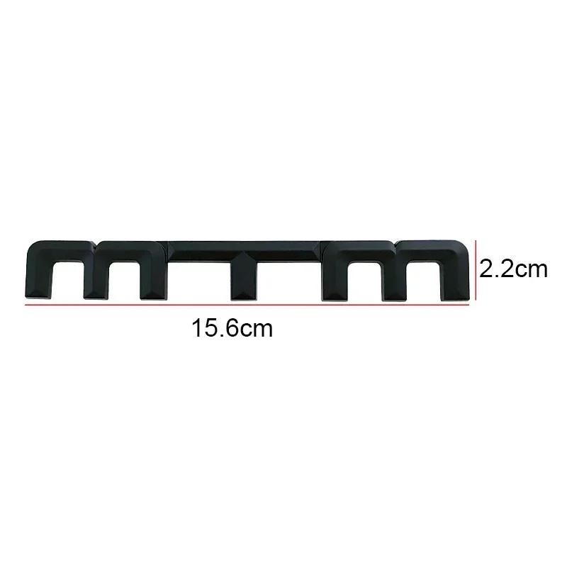 1Pc 3D Metal MTM Logo Car Body Side Badge Rear Trunk Emblem Sticker for Golf Passat Jetta Touareg Tiguan Polo CC Bora