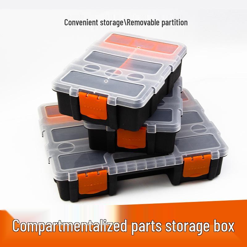 Frosted Plastic Storage Box for Tools, Hardware, and Fishing Lures
