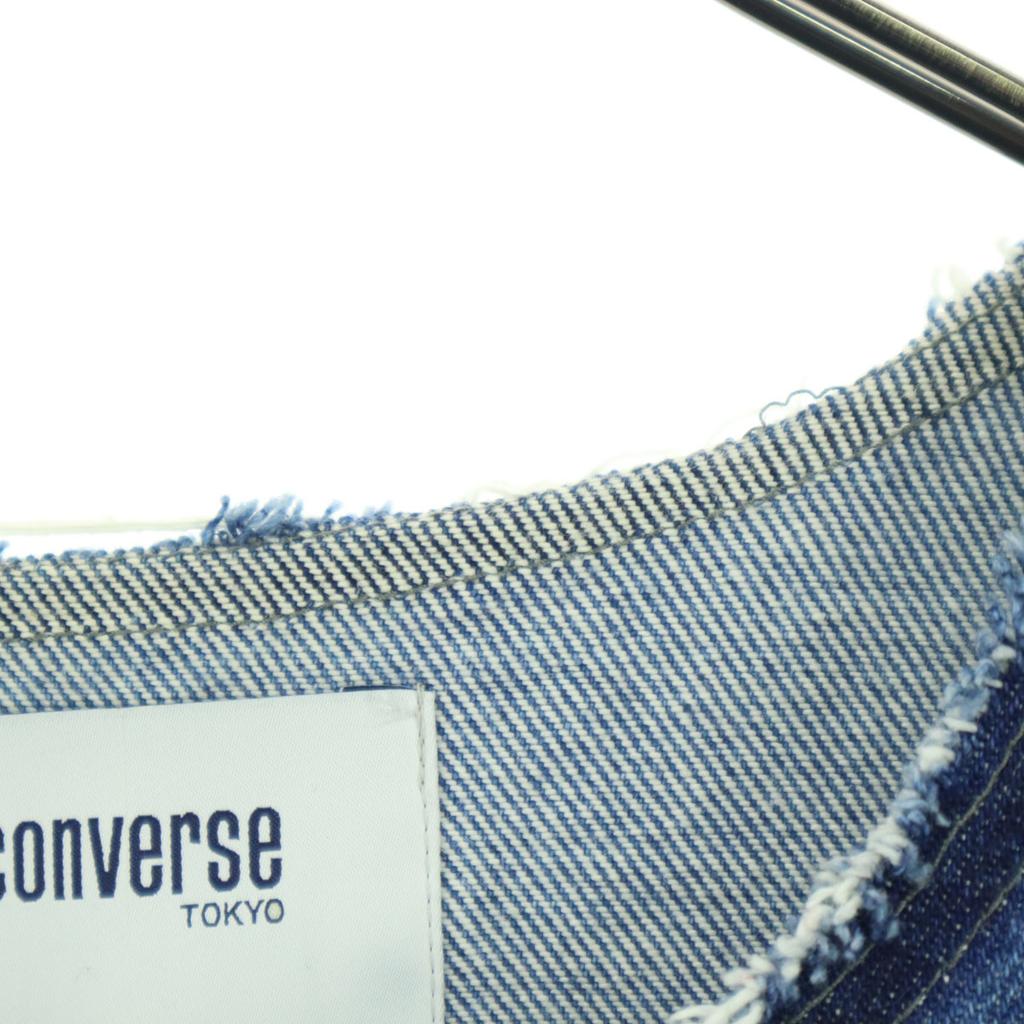 CONVERSE TOKYO Tillverkad i Japan Bomull Långärmad Ingen färg Jeansjacka Dam Begagnad