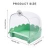 Bird Cage Mounted Shower Room Antisplashing Hangable Cage Bath Tub for Parakeets