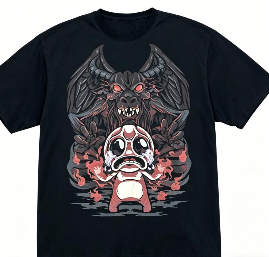 The Binding of Isaac Miłośnik Anime Indie Koszulka Ubranie na cały rok osobowość Ubrania Duże Rozmiary Unisex Nowy Model Dla Par wysoka jakość miękka