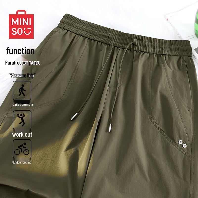 MINISO Men's Summer Outdoor Casual Workwear Pants
