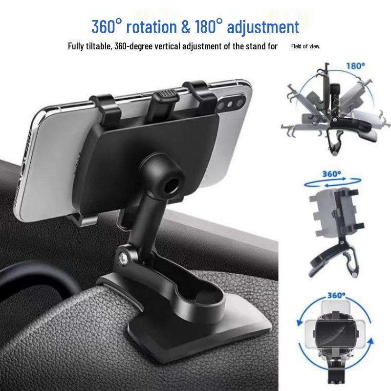 

Universal Car Phone & Navigation Mount for Sun Visor & Rearview Mirror