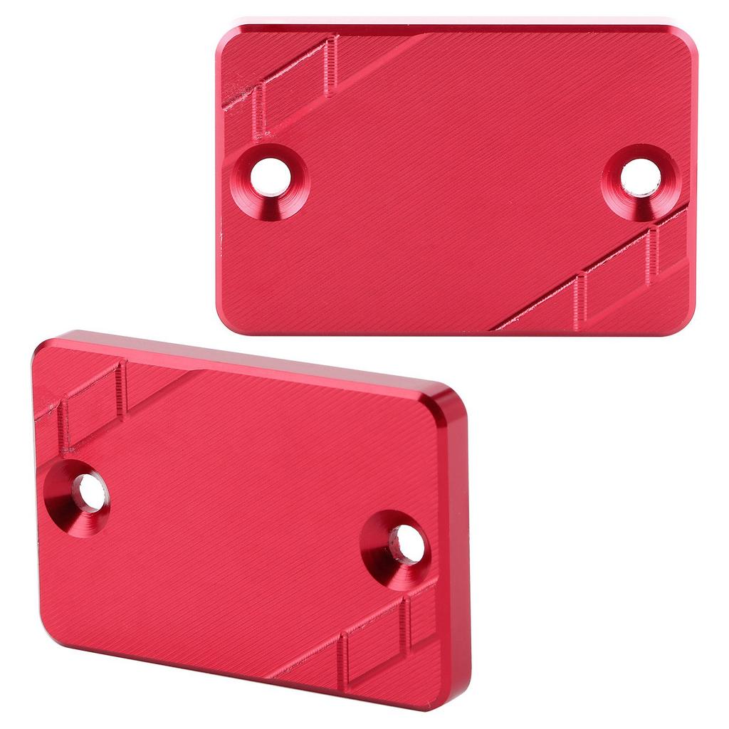 2pcs Front Rear Brake Fluid Reservoir Cap Cover Fit for Honda CB300F CBR500R CB500F CB500XRed