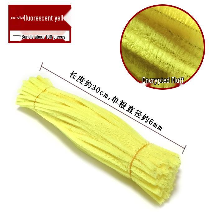 Super Dense Velvet Chenille Stems Sunflower Bouquet DIY Kit with Eco-Friendly Pipe Cleaners