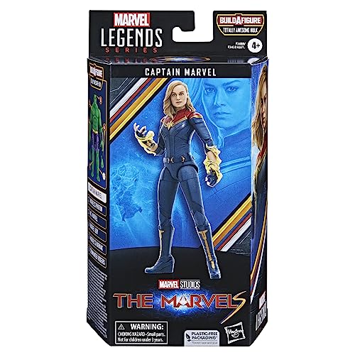 Hasbro Marvel Legends Series Captain Marvel, Marvel's 6-inch (15 cm) Action Figure, Ages 4 and Up, F3680, Authentic