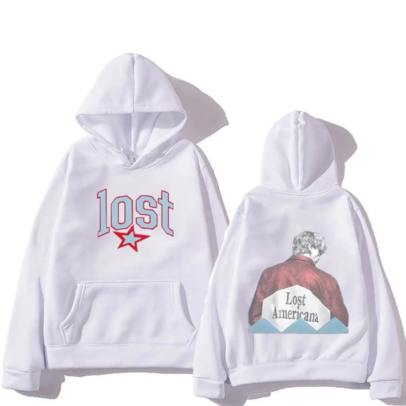 Mgk Lost Americana Po Graphics Hoodie Men Wom