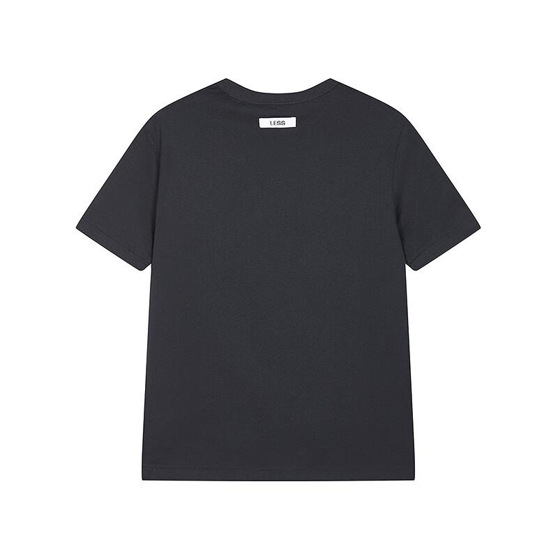 Less 2025 Spring Cotton Round Neck T-Shirt