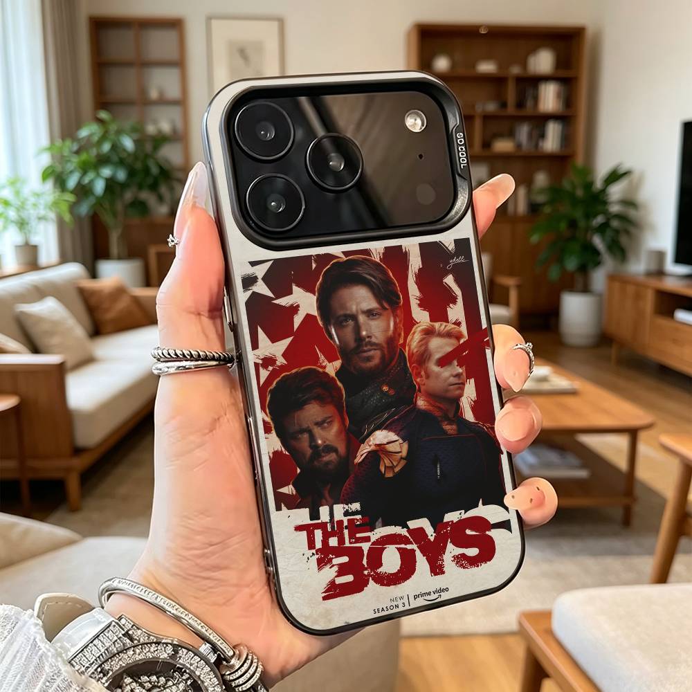 T-The Boys S-Soldier Boy-S Phone Case For iPhone 17,16,15,14,13,12,11 Plus,Pro Max,XS,Colorful Silver Phone Case Funda Cover