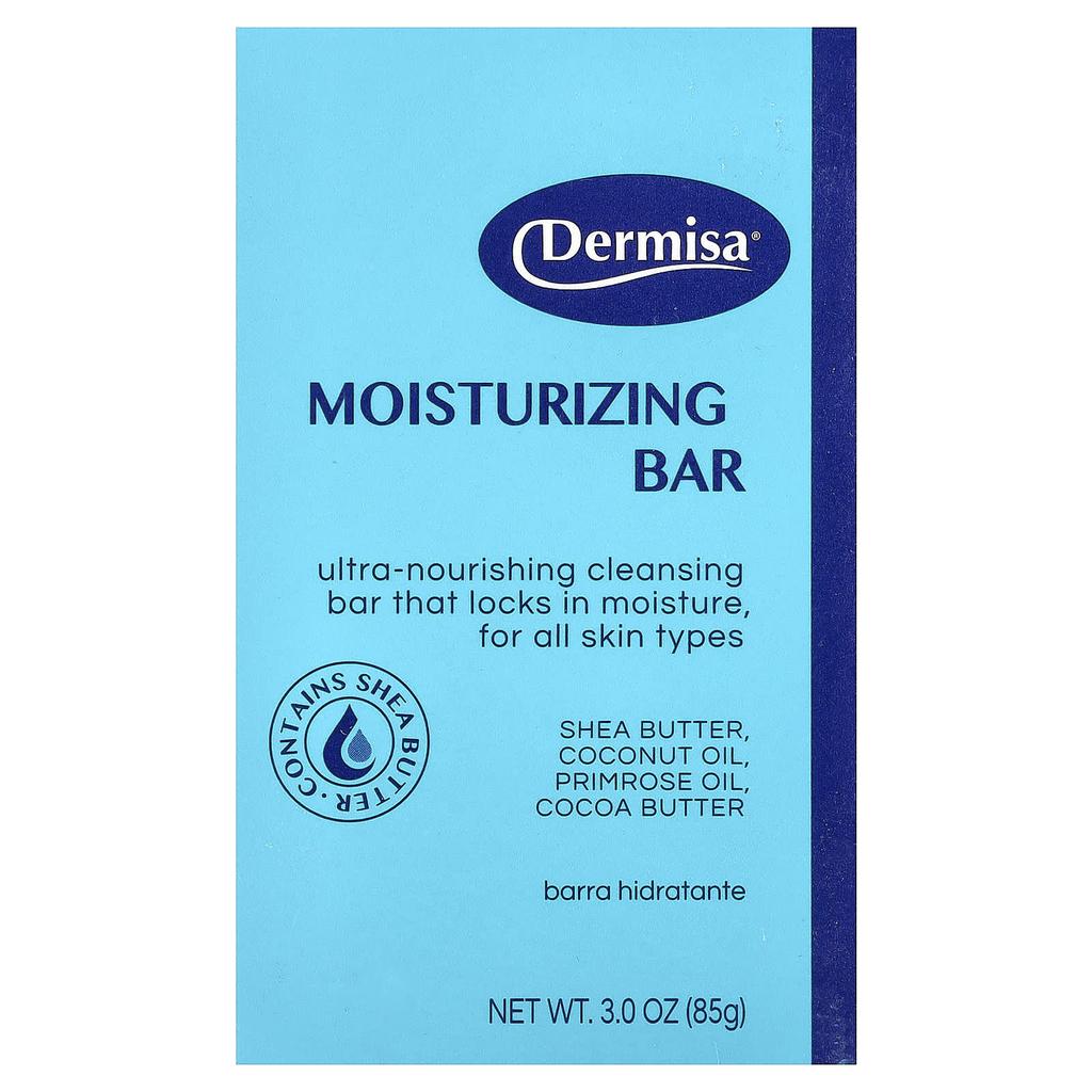 Dermisa, Moisturizing Bar Soap, All Skin Types, 85g (3oz)