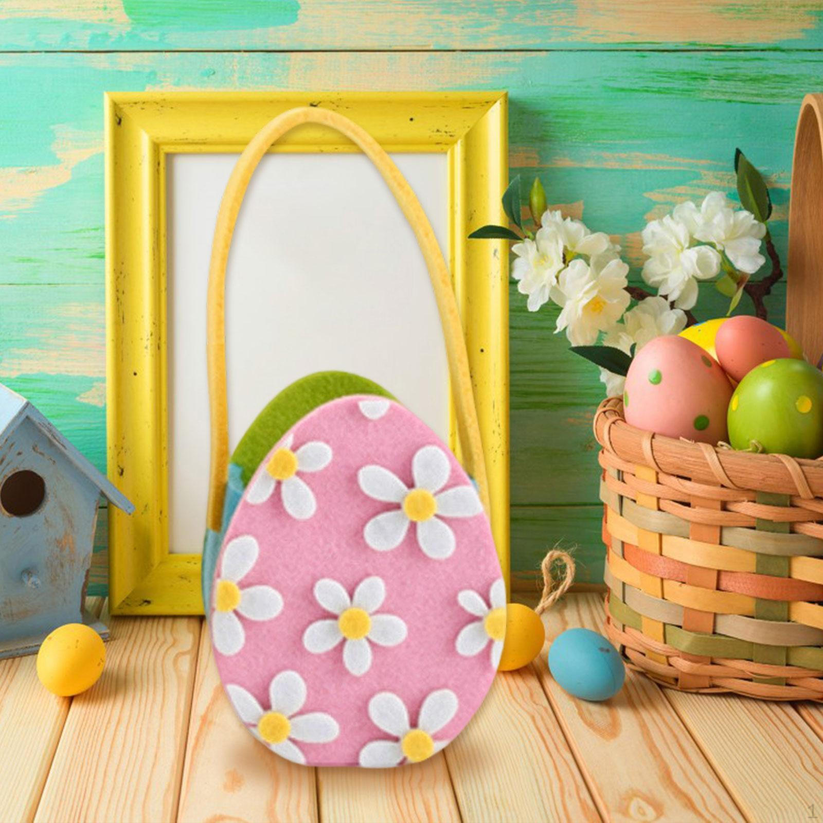 

A Floral Easter Gift Made of Felt, Light And Charming, Ideal for Eggs More. . рожевий